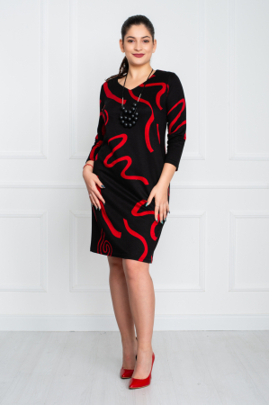 Rochie Bernadette midi neagra [2]