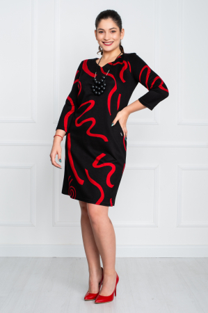 Rochie Bernadette midi neagra [1]