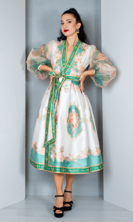 Rochie Blakelyn midi crem [1]