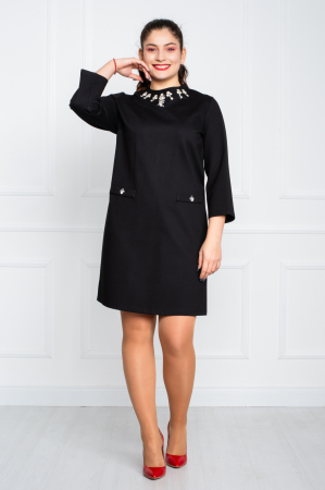 Rochie Bluebell midi neagra [0]