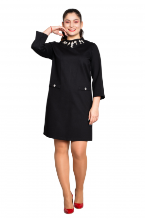 Rochie Bluebell midi neagra [4]