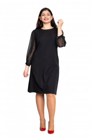 Rochie Braelyn midi neagra [5]
