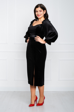 Rochie Brandy midi neagra [2]