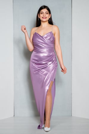 Rochie Briley lunga pudra [2]