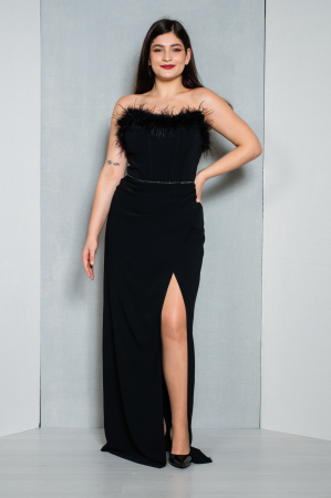 Rochie Brinlee lunga neagra [0]