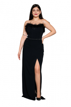 Rochie Brinlee lunga neagra [5]