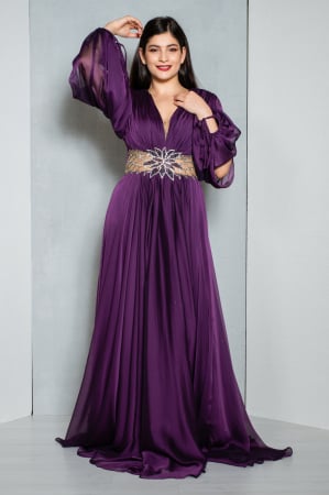 Rochie Briony lunga mov [1]