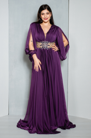 Rochie Briony lunga mov [2]