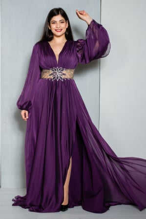 Rochie Briony lunga mov [0]