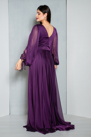 Rochie Briony lunga mov [4]