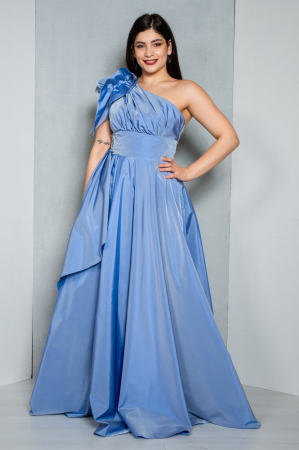 Rochie Brixley lunga mov [0]