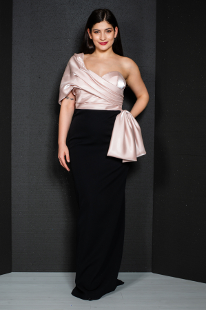 Rochie Bryar lunga pudra [0]