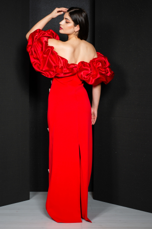 Rochie Bryce lunga rosie [6]