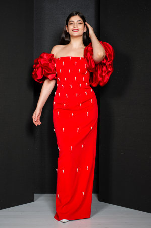 Rochie Bryce lunga rosie [1]