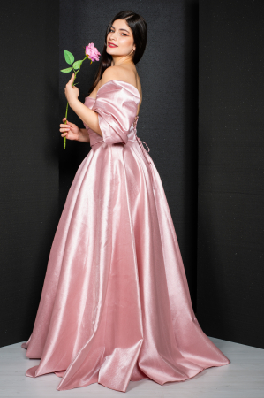 Rochie Brylee lunga pudra [1]