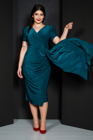 Rochie Brynnleigh midi verde [1]