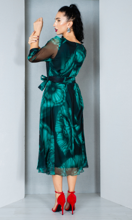 Rochie Bryony midi verde [3]