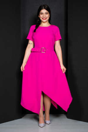 Rochie Brystol midi fucsia [1]