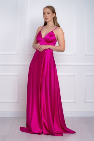 Rochie lunga roz [2]