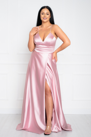 Rochii cununie civila - Rochie Camilla lunga roz