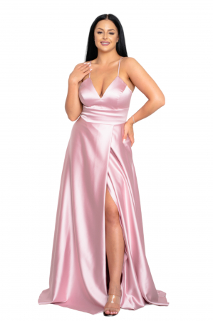 Rochie Camilla lunga roz [4]
