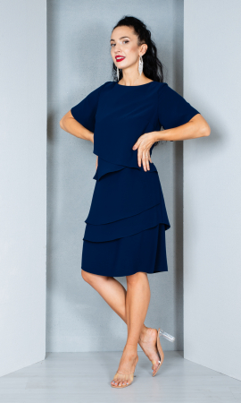 Rochie Carleigh midi bleumarin [2]