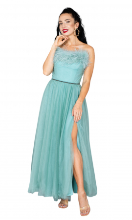 Rochie Carmela midi menta [4]