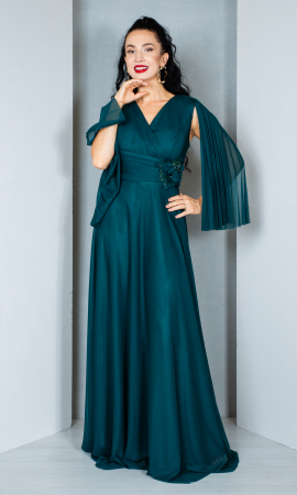 Rochie Carmella lunga verde [1]