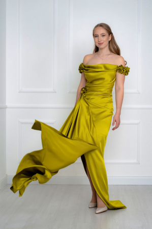 Rochie lunga fistic [1]