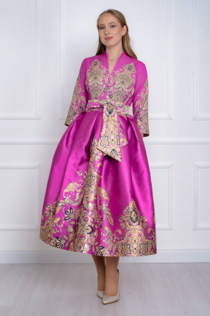 Rochie midi lila [0]