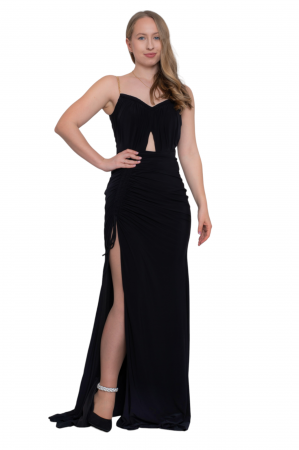 Rochie lunga neagra [4]