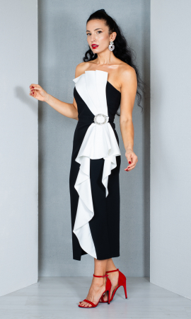 Rochie Chanel midi neagra [2]
