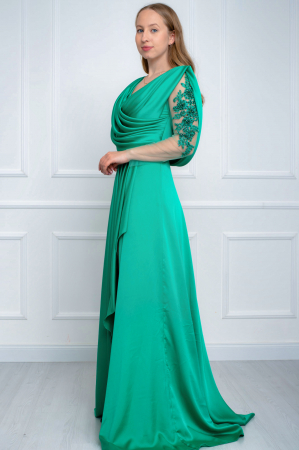 Rochie lunga verde [2]