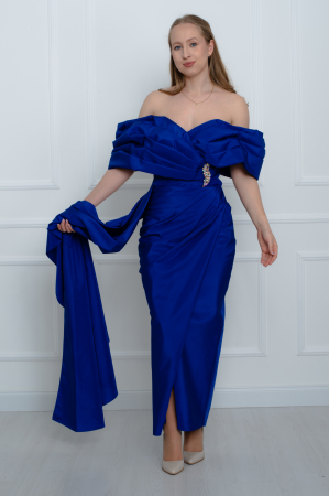 Rochie midi albastra [0]