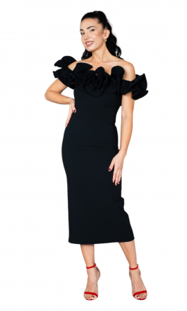 Rochie Daleyza midi neagra [4]