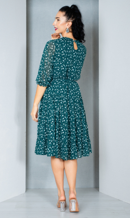 Rochie Daria midi verde [3]