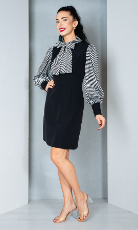 Rochie Darlene scurta neagra [2]