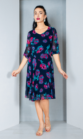 Rochie Dawsyn midi bleumarin [1]