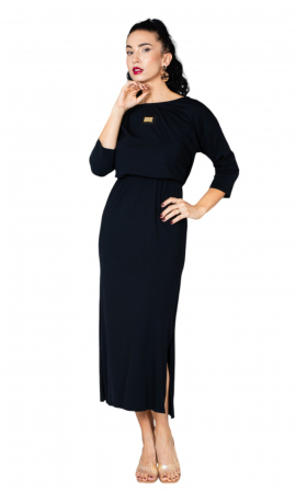Rochie Delylah midi neagra [4]