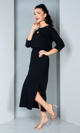 Rochie Delylah midi neagra [2]