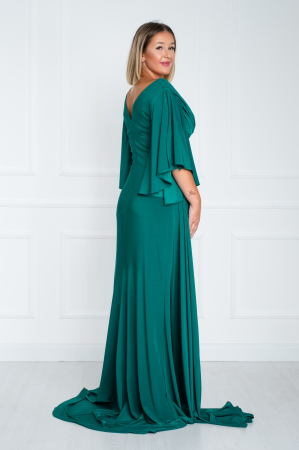 Rochie Elena lunga verde [3]