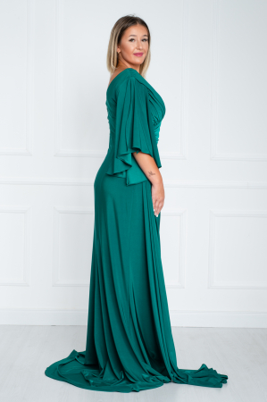 Rochie Elena lunga verde [2]