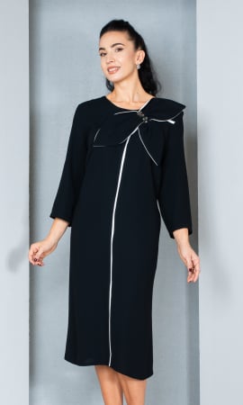 Rochii de banchet - Rochie Elina midi neagra