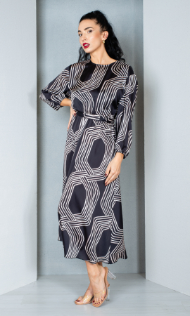Rochie Elizabeth midi neagra [2]