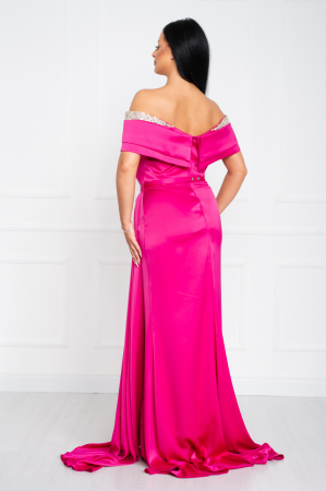 Rochie lunga fucsia [2]