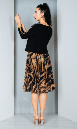Rochie Elsie midi neagra [3]