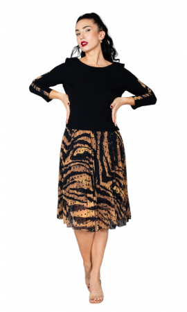 Rochie Elsie midi neagra [4]