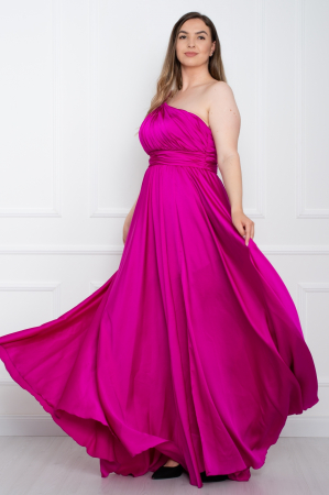 Rochie lunga fucsia [2]