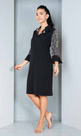 Rochie Emberlyn midi neagra [4]