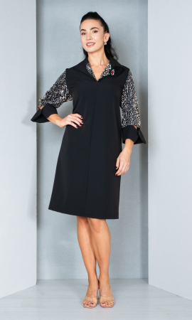 Rochie Emberlyn midi neagra [3]